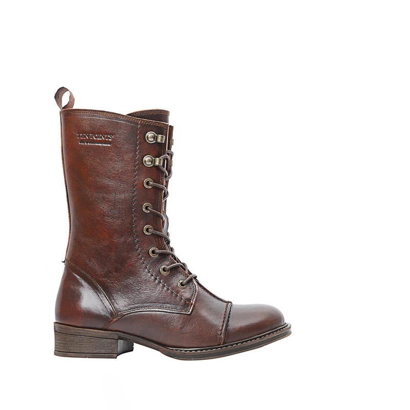 Pandora Laced boots — Rust