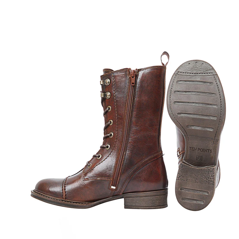 Pandora Laced boots — Rust