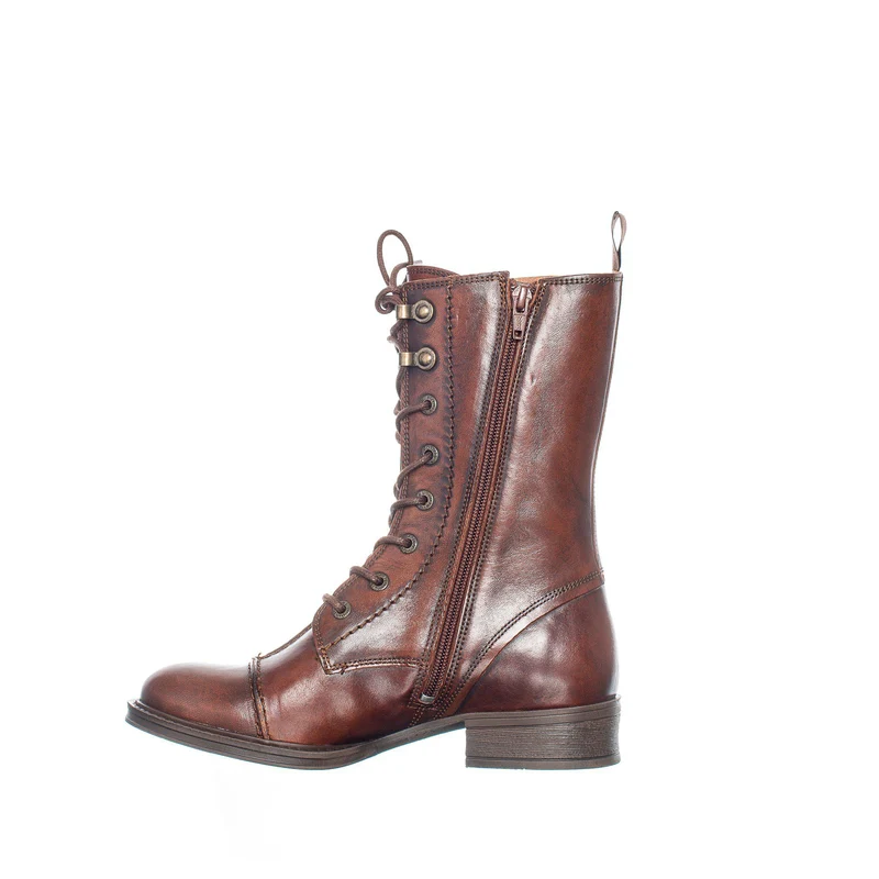 Pandora Laced boots — Rust