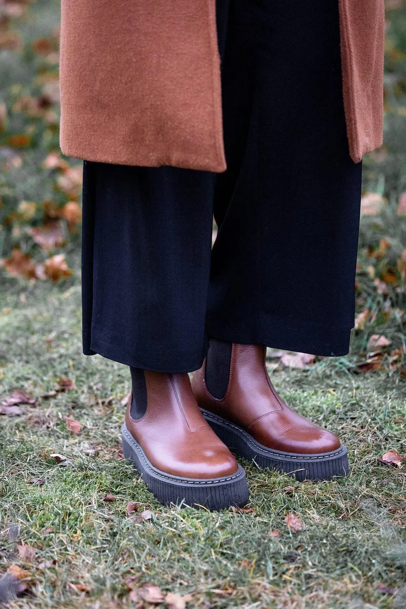 Alina Chelsea boots — Brown