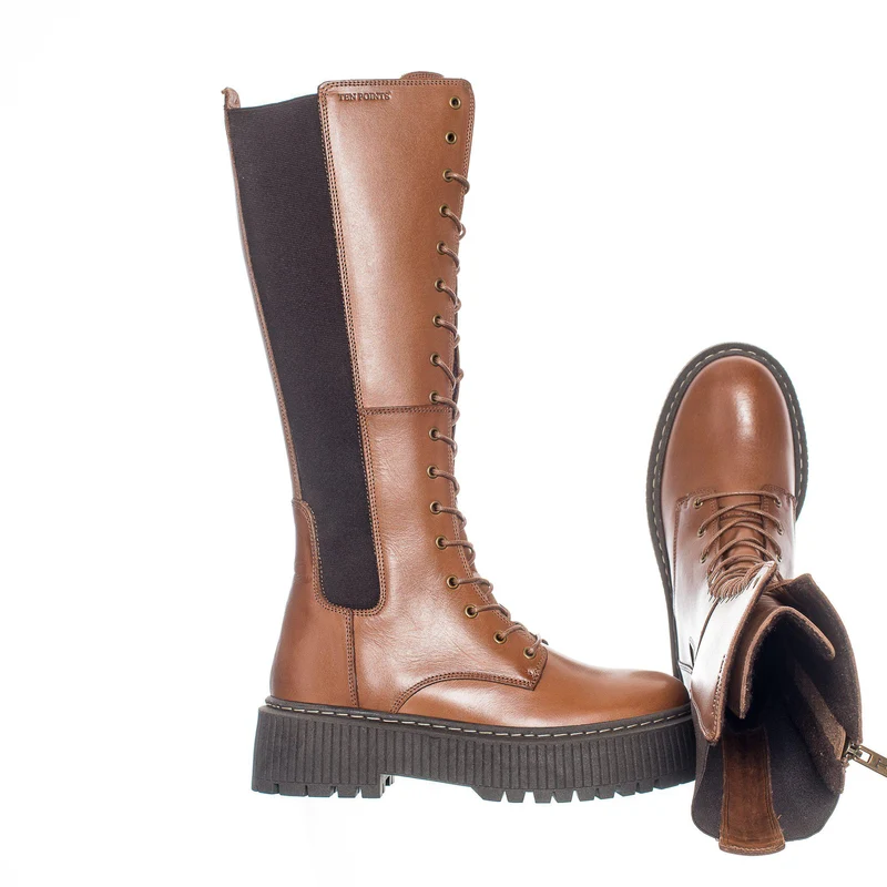 Alina Tall shaft boots — Brown
