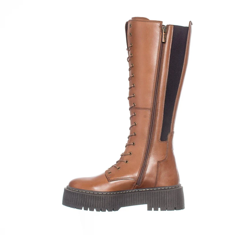 Alina Tall shaft boots — Brown
