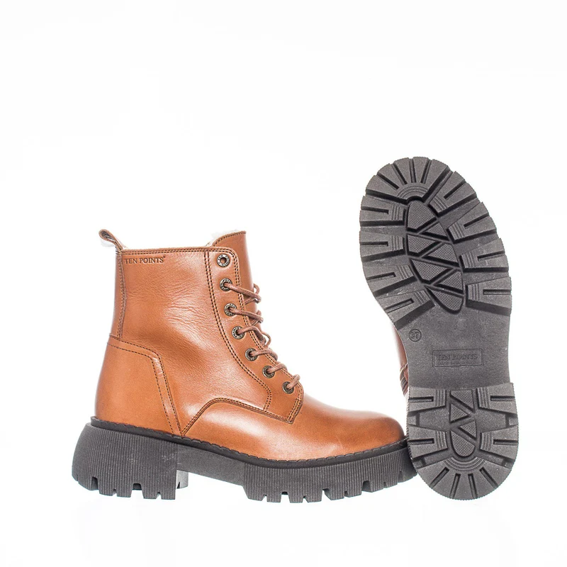 Pandora Chunky Warm boots — Cognac