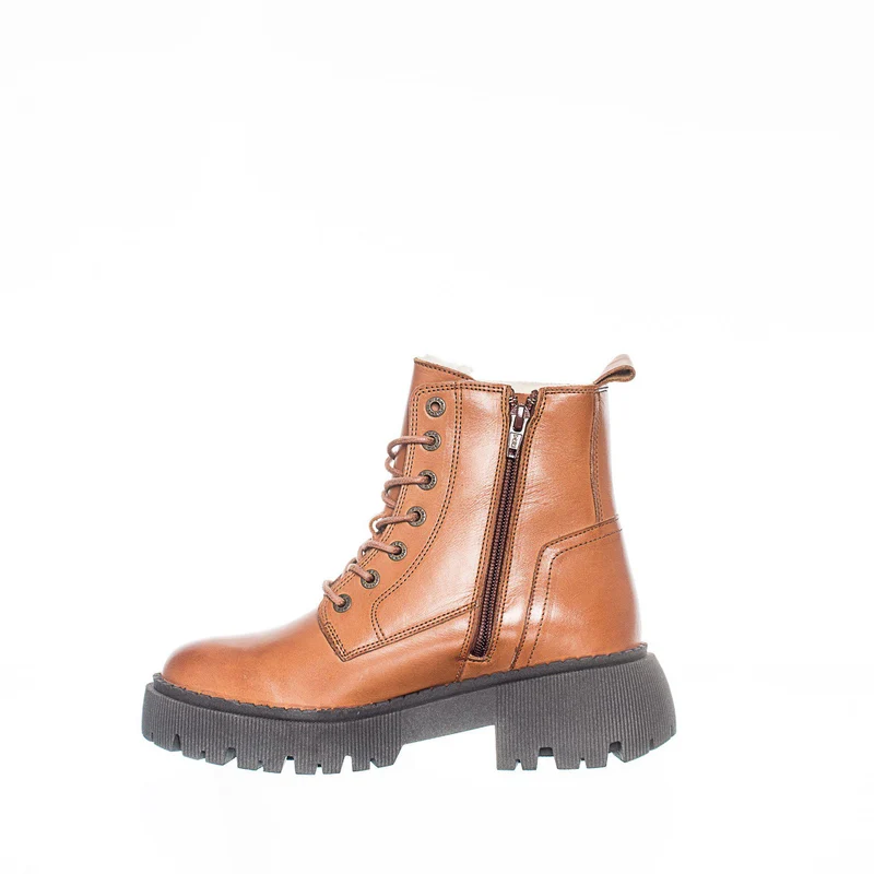 Pandora Chunky Warm boots — Cognac