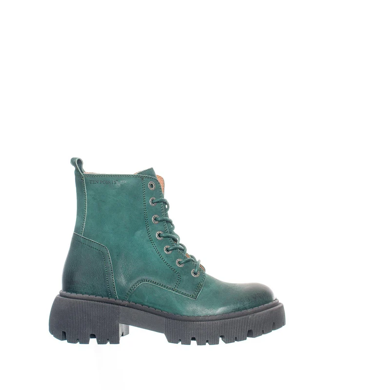 Pandora Chunky Laced boots — Botanical green