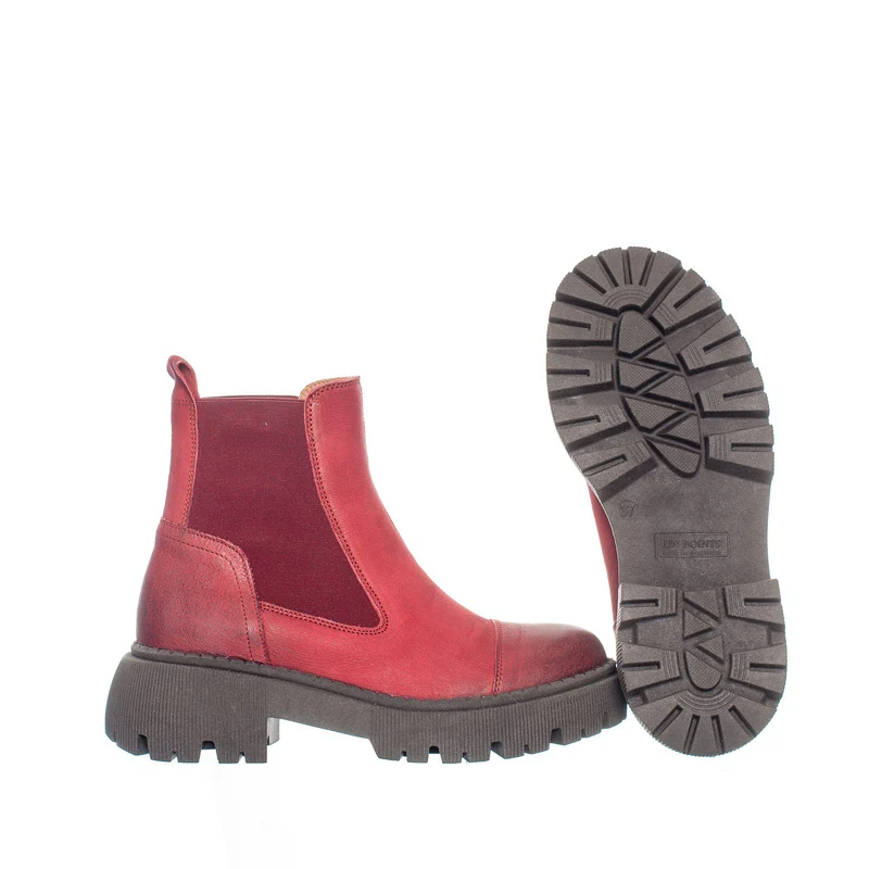 Pandora Chunky Chelsea boots — Sundried Tomato