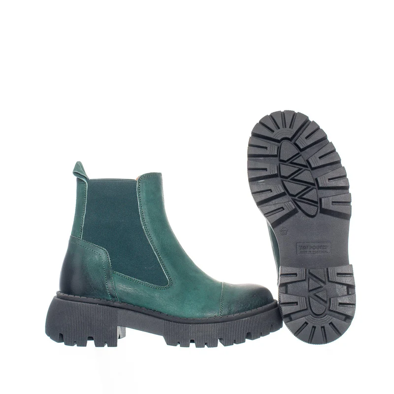 Pandora Chunky Chelsea boots — Botanical green
