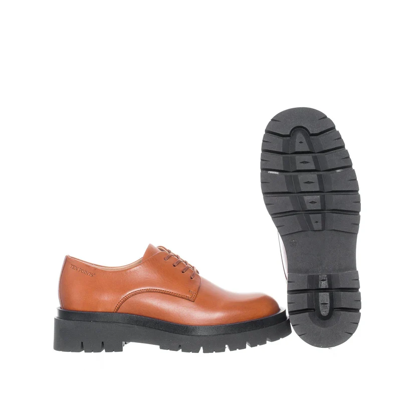 Margaret Laced shoes — Cognac