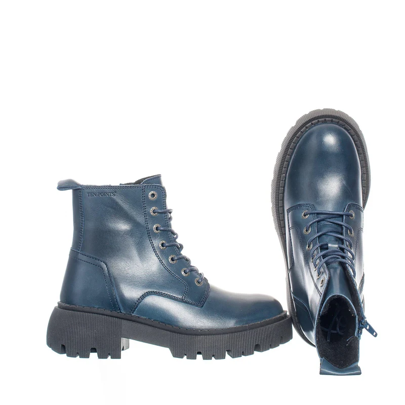 Pandora Chunky Laced boots — Blue