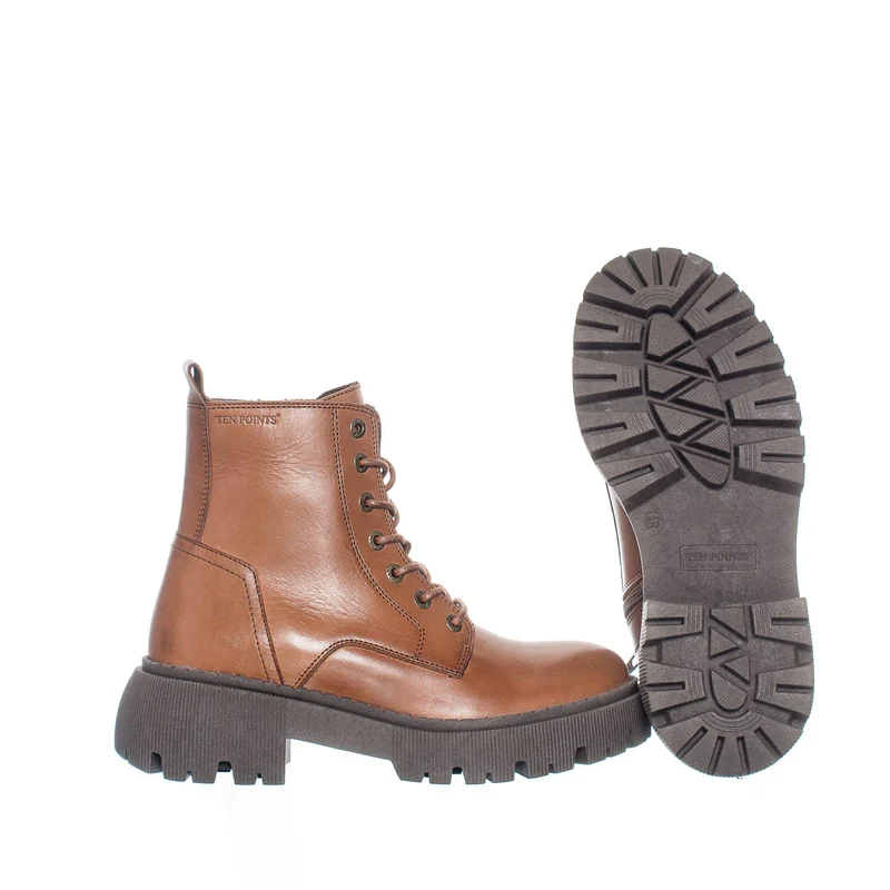 Pandora Chunky Laced boots — Brown