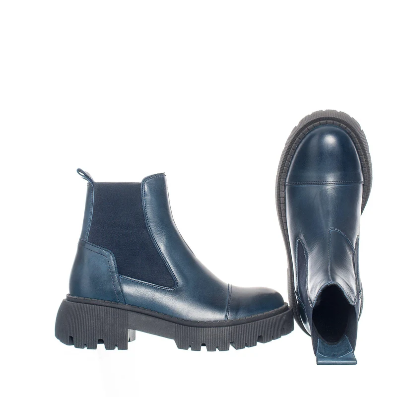Pandora Chunky Chelsea boots — Blue