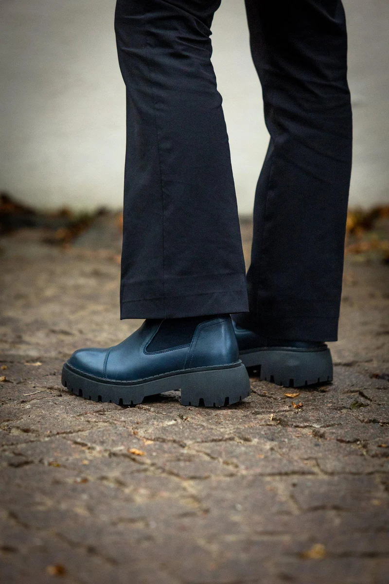 Pandora Chunky Chelsea boots — Blue