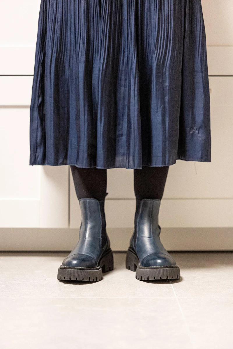 Pandora Chunky Chelsea boots — Blue