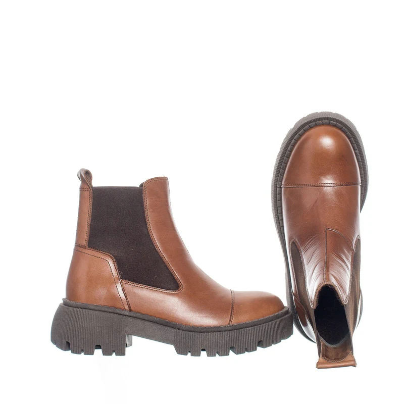 Pandora Chunky Chelsea boots — Brown