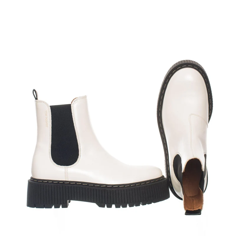 Alina Chelsea boots — Vanilla