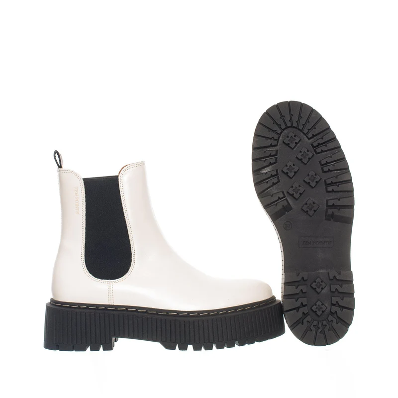 Alina Chelsea boots — Vanilla