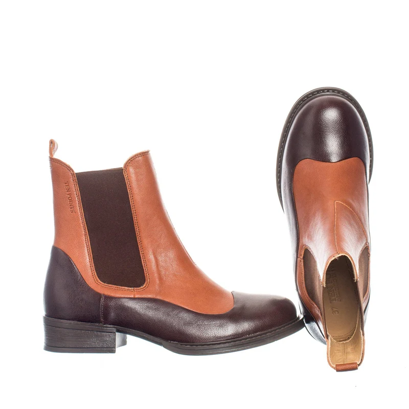 Pandora Chelsea boots — Cognac