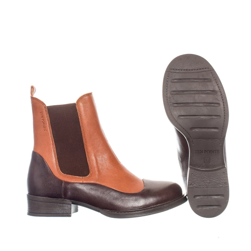 Pandora Chelsea boots — Cognac