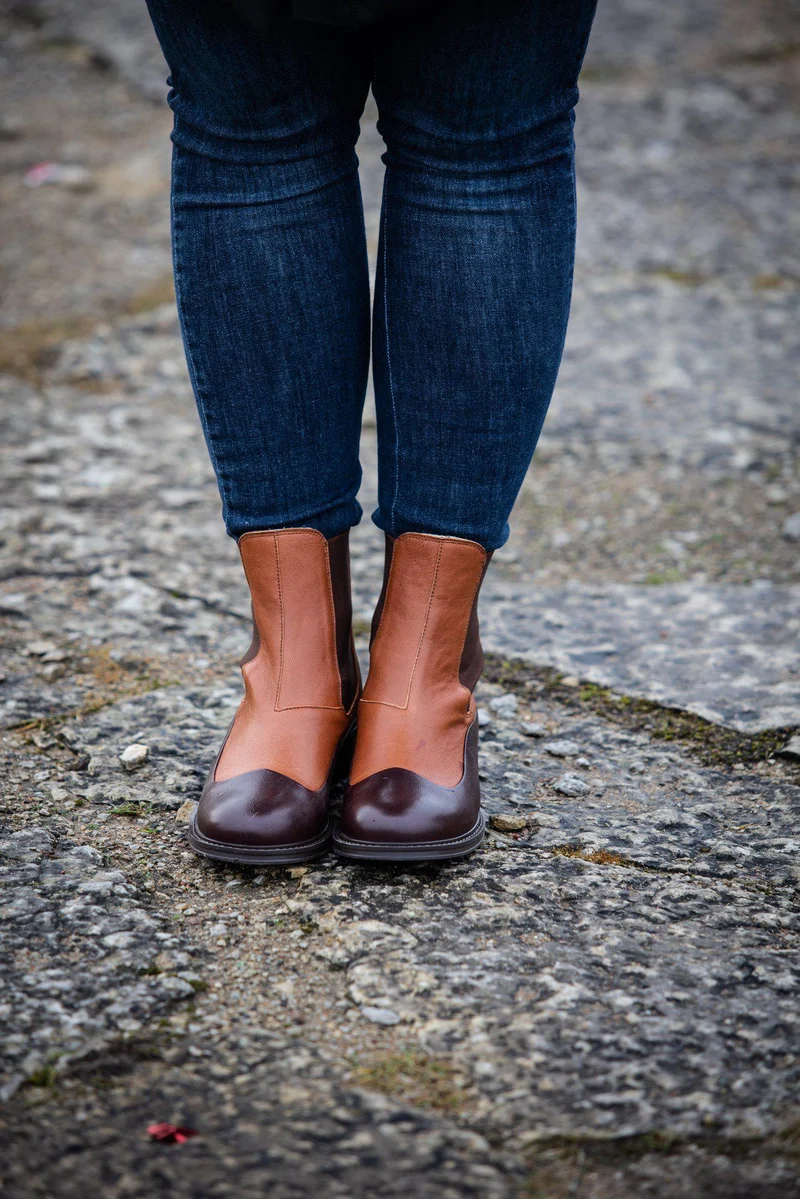 Pandora Chelsea boots — Cognac