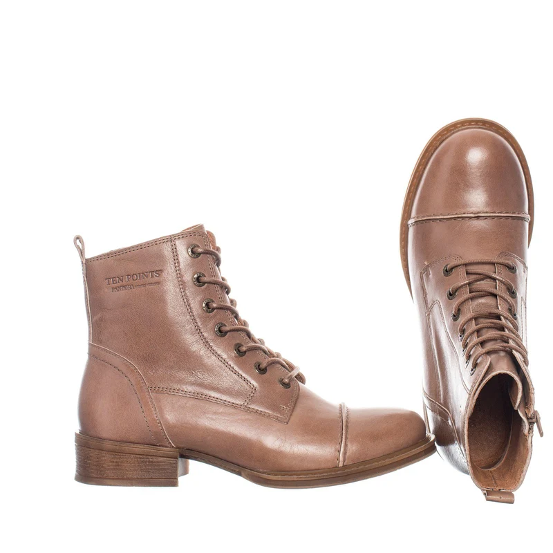 Pandora Laced boots — Taupe