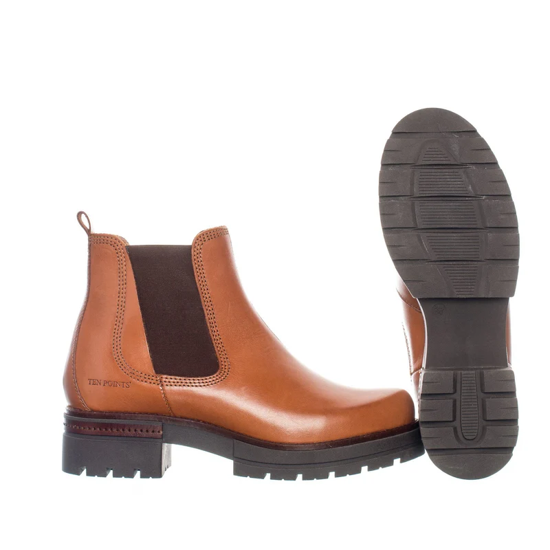 Alice Chelsea boots — Cognac
