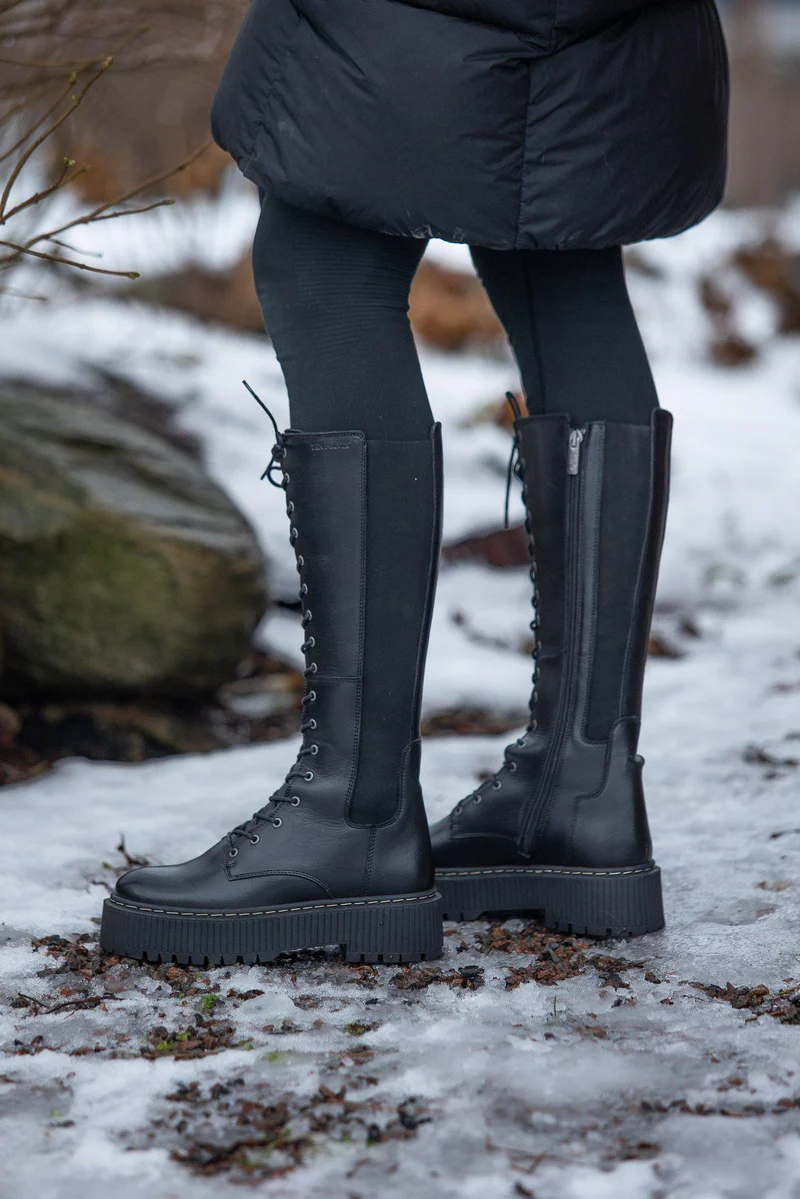 Alina Tall shaft boots — Black
