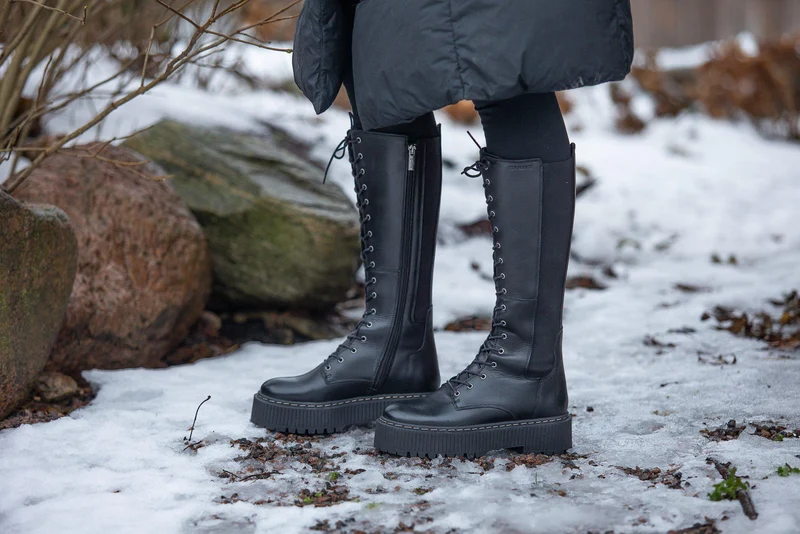 Alina Tall shaft boots — Black