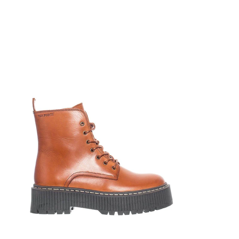 Alina Laced boots — Cognac