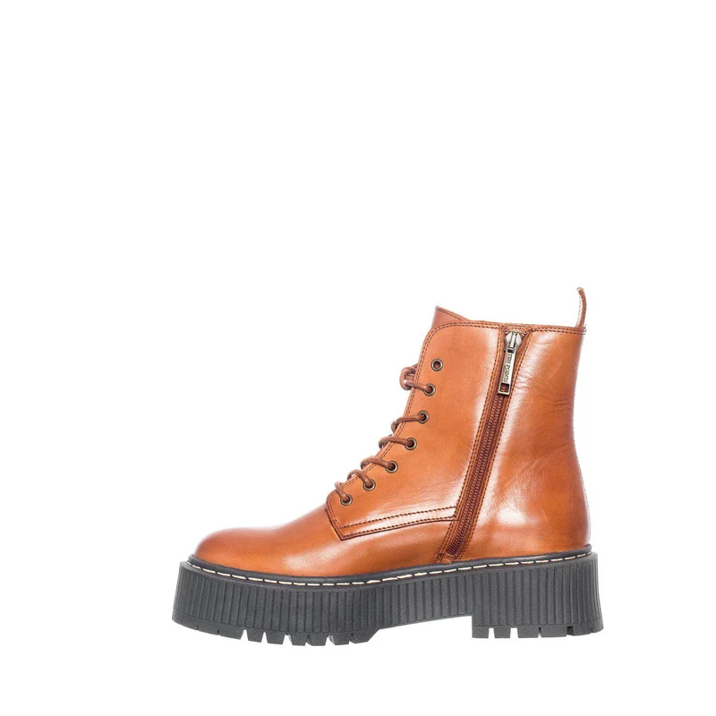 Alina Laced boots — Cognac