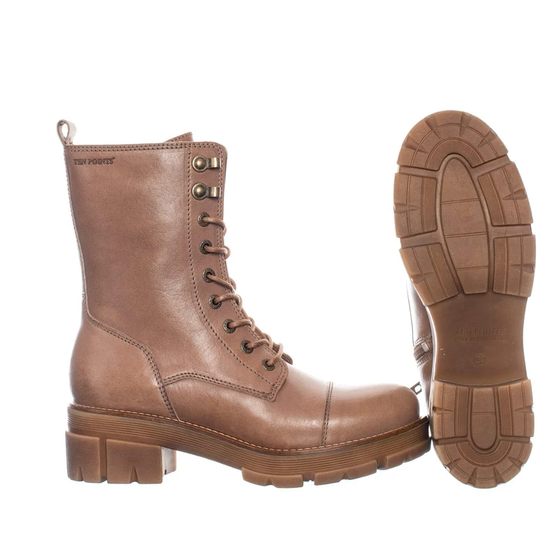 Cecilia Laced boots — Taupe