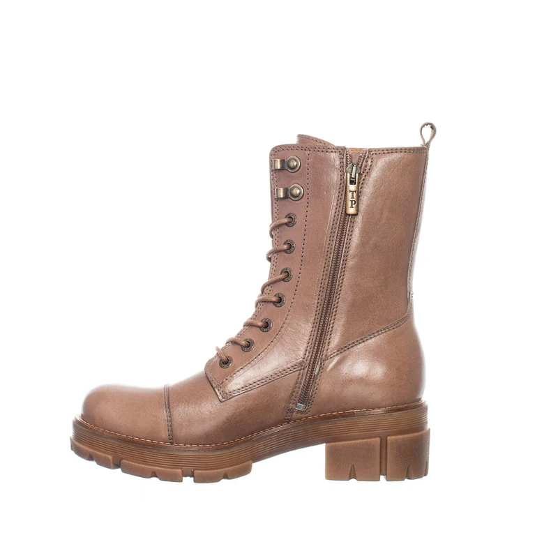 Cecilia Laced boots — Taupe