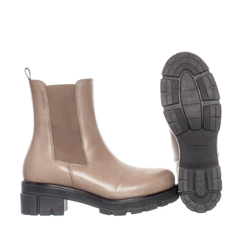 Cecilia Chelsea boots — Taupe