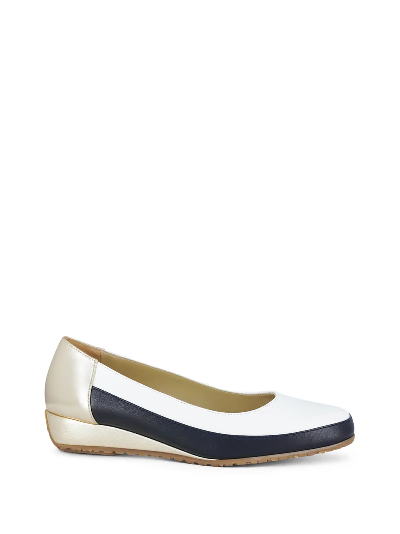 LOGAN WHITE~NAVY~GOLD