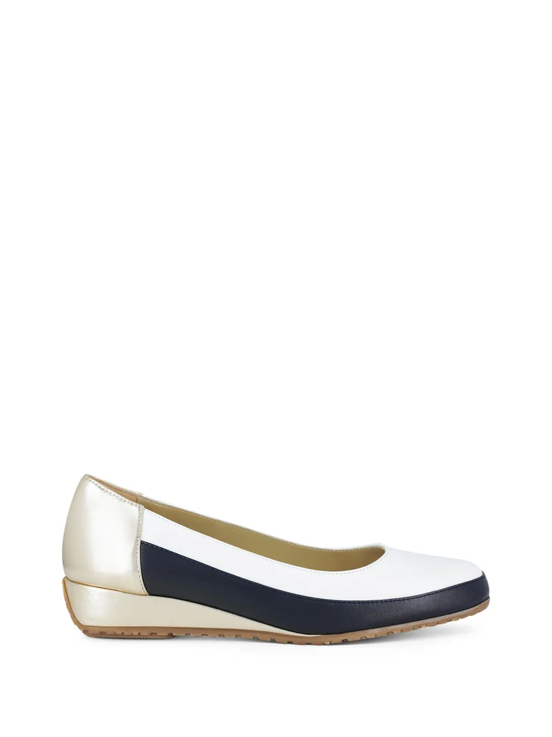 LOGAN WHITE~NAVY~GOLD