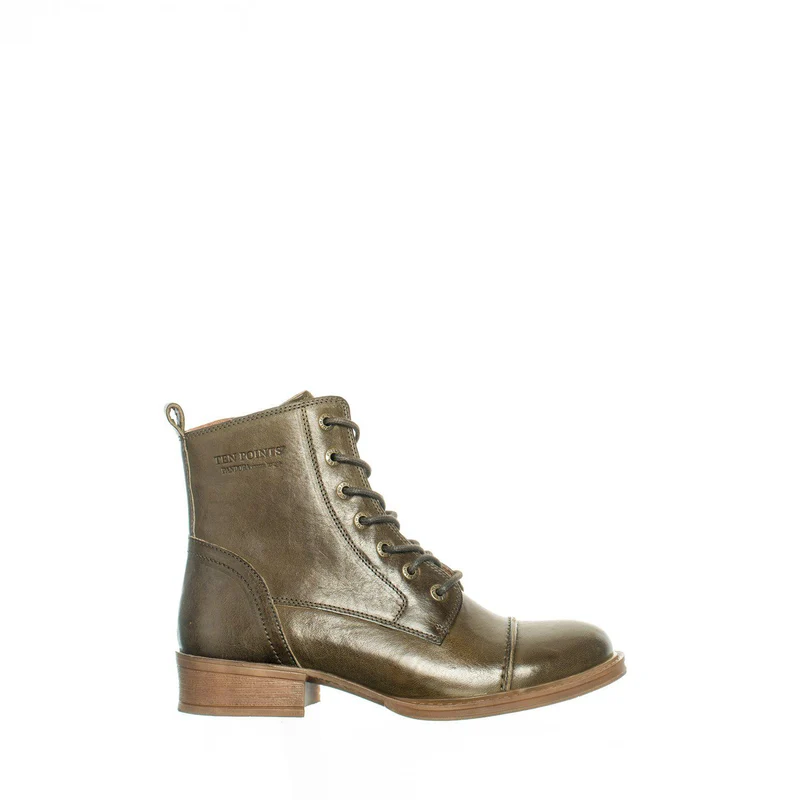 Pandora Laced boots — Deep green