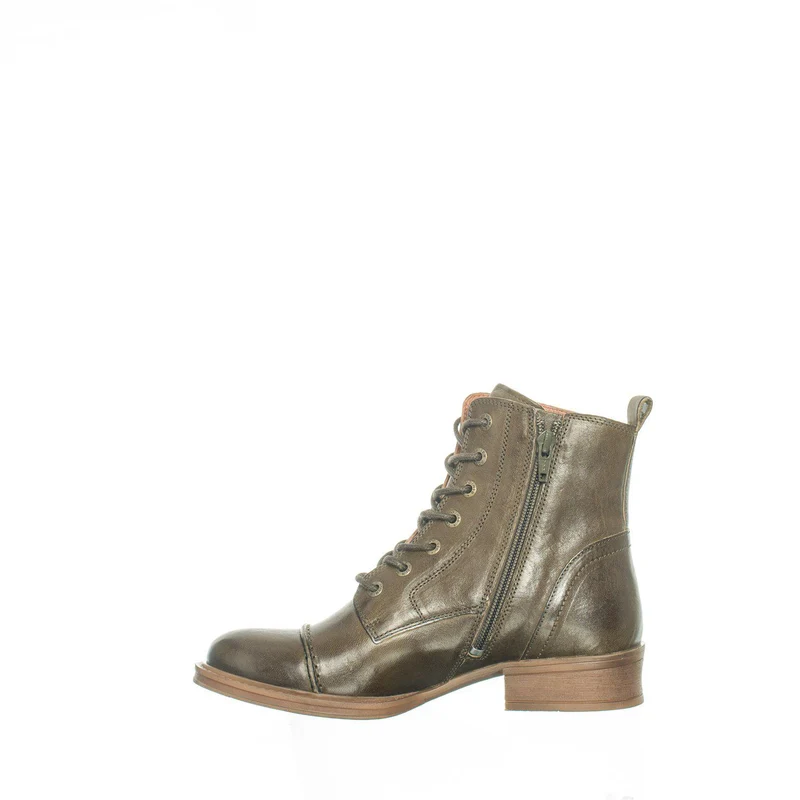Pandora Laced boots — Deep green
