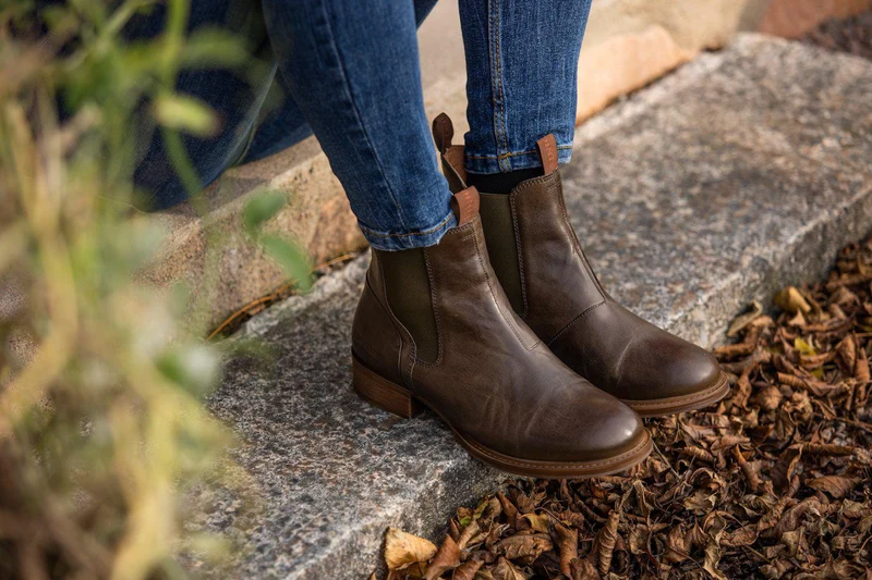 Pandora Chelsea boots — Deep green