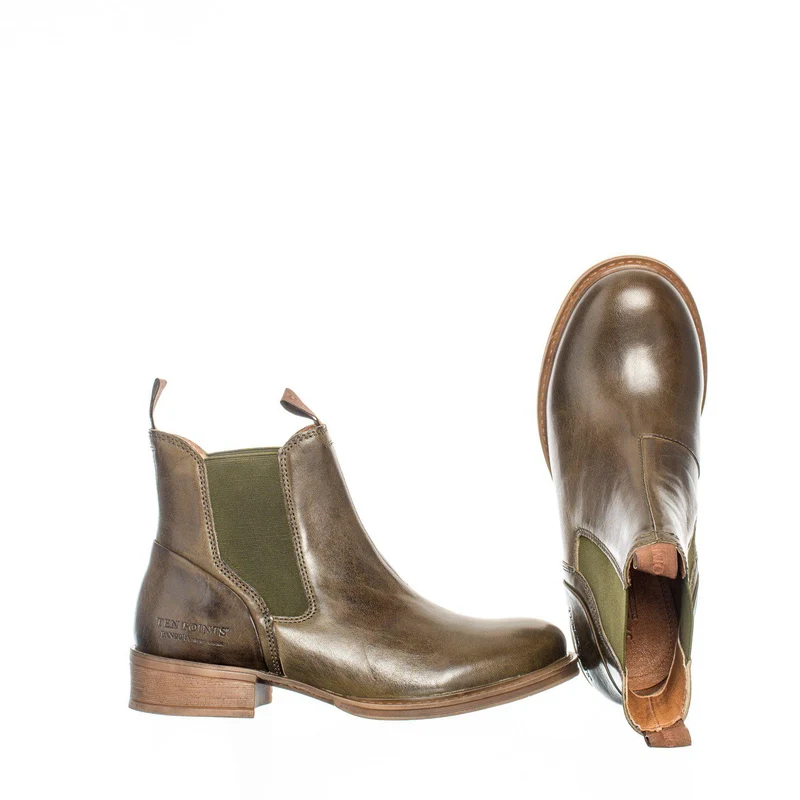 Pandora Chelsea boots — Deep green