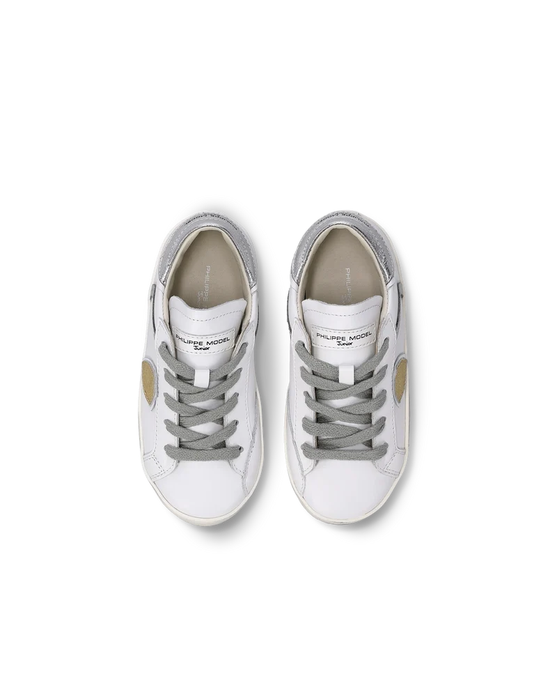 Sneaker Prsx Baby, White Silver