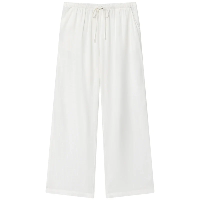 Velmira Damen Weite Sommerhose mit Hoher Taille und Lockerem Schnitt