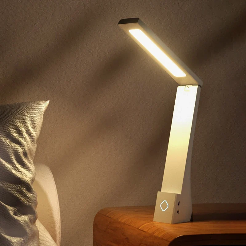 Veltrix LED Schreibtischlampe mit Touch-Schalter und faltbarem Design