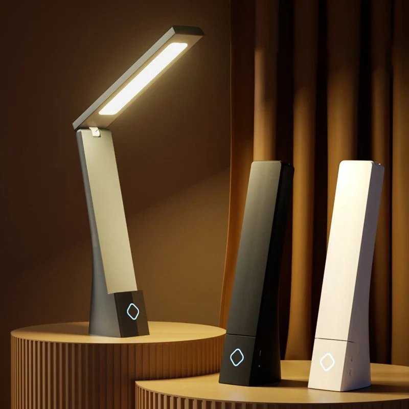 Veltrix LED Schreibtischlampe mit Touch-Schalter und faltbarem Design