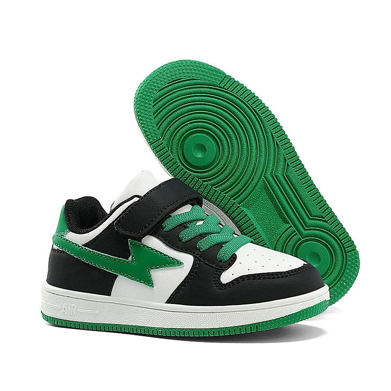 Torvian Kinder Sneaker mit Klettverschluss und rutschfester Sohle