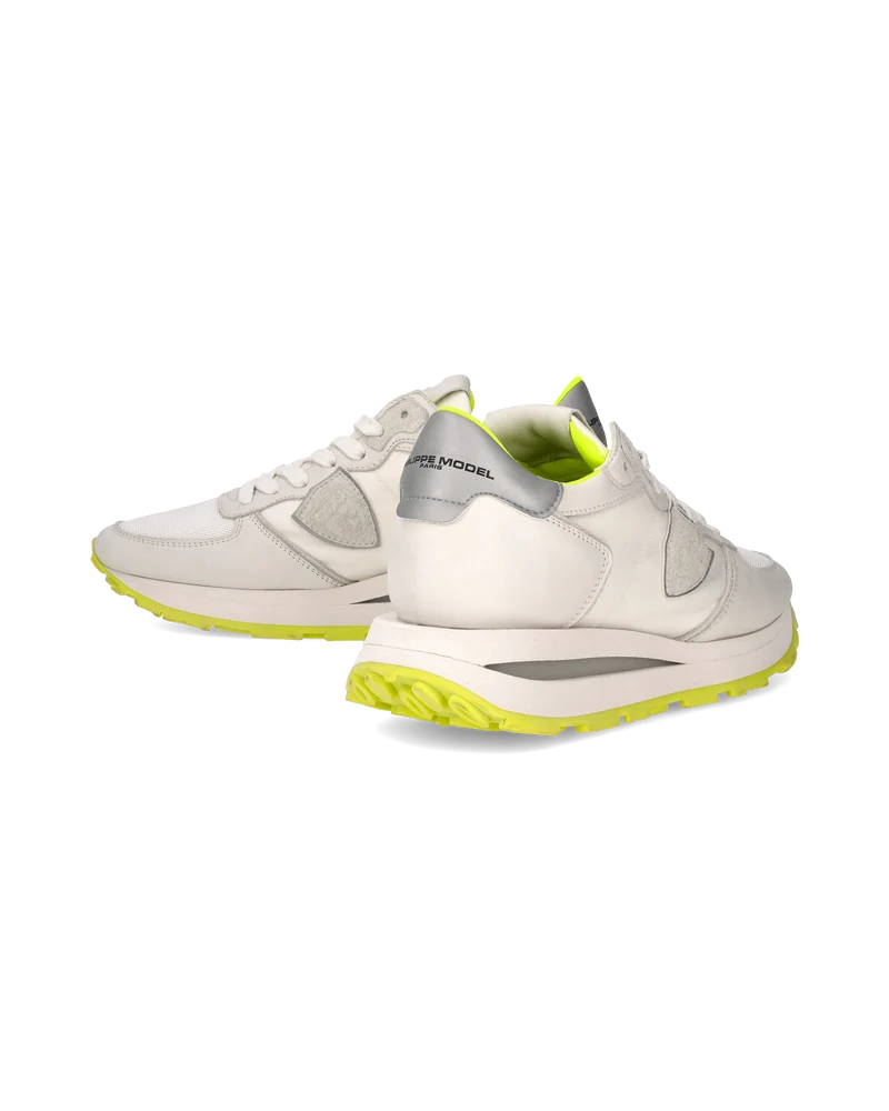 Sneakers Tropez Haute Running Women, White Yellow