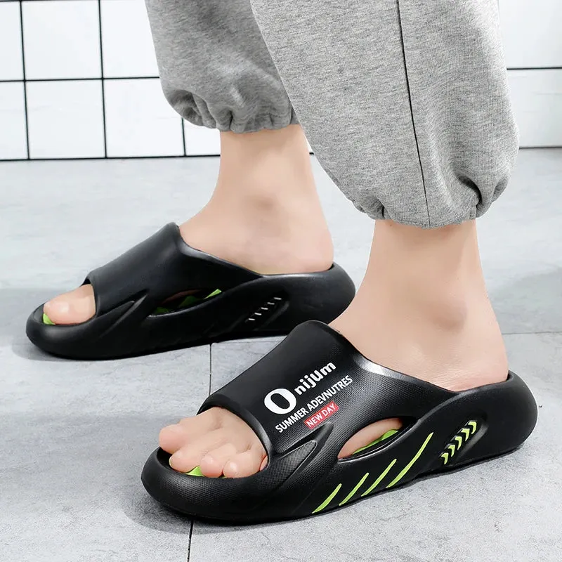 Marvion Herren Slides mit EVA Sohle