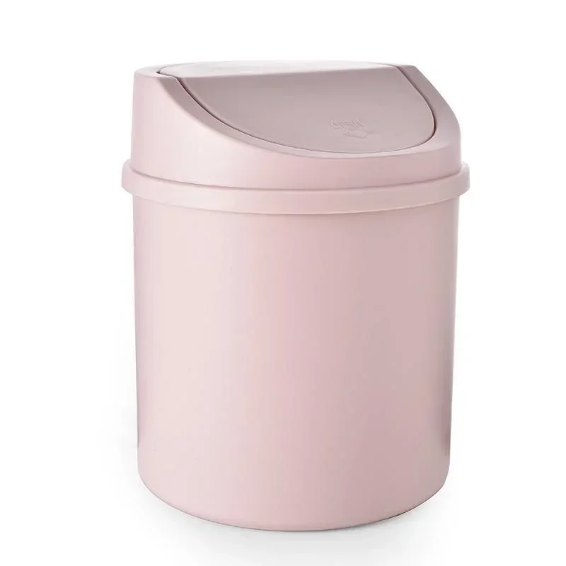 Selviro Mini Tisch-Mülleimer mit Klappdeckel