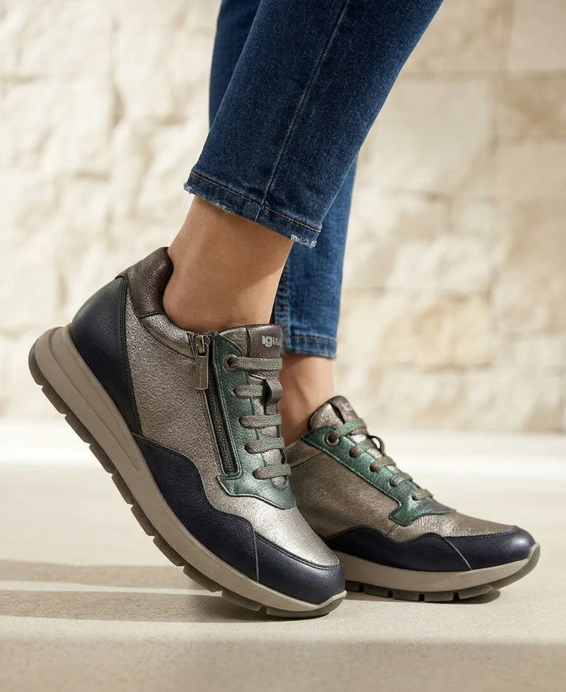 86743 NAVY~GREEN~PLUM