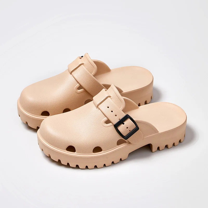 Marvella Damen Plateau-Sandalen mit Schnallenverschluss