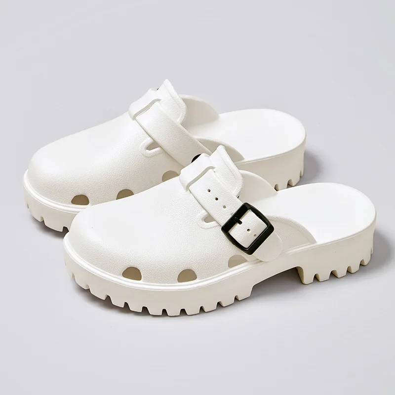 Marvella Damen Plateau-Sandalen mit Schnallenverschluss