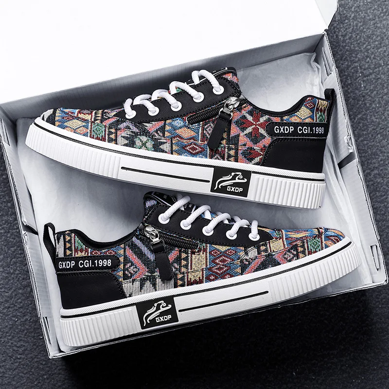 Tavero Herren Sneaker mit Schnürung und Mesh-Obermaterial